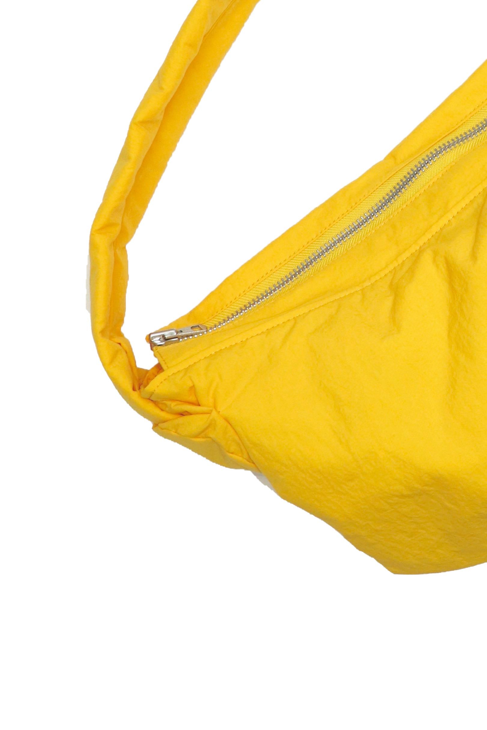 fluss(フルス)のCRUSH CYLINDER CROSS BAG YELLOW(バッグ)の通販