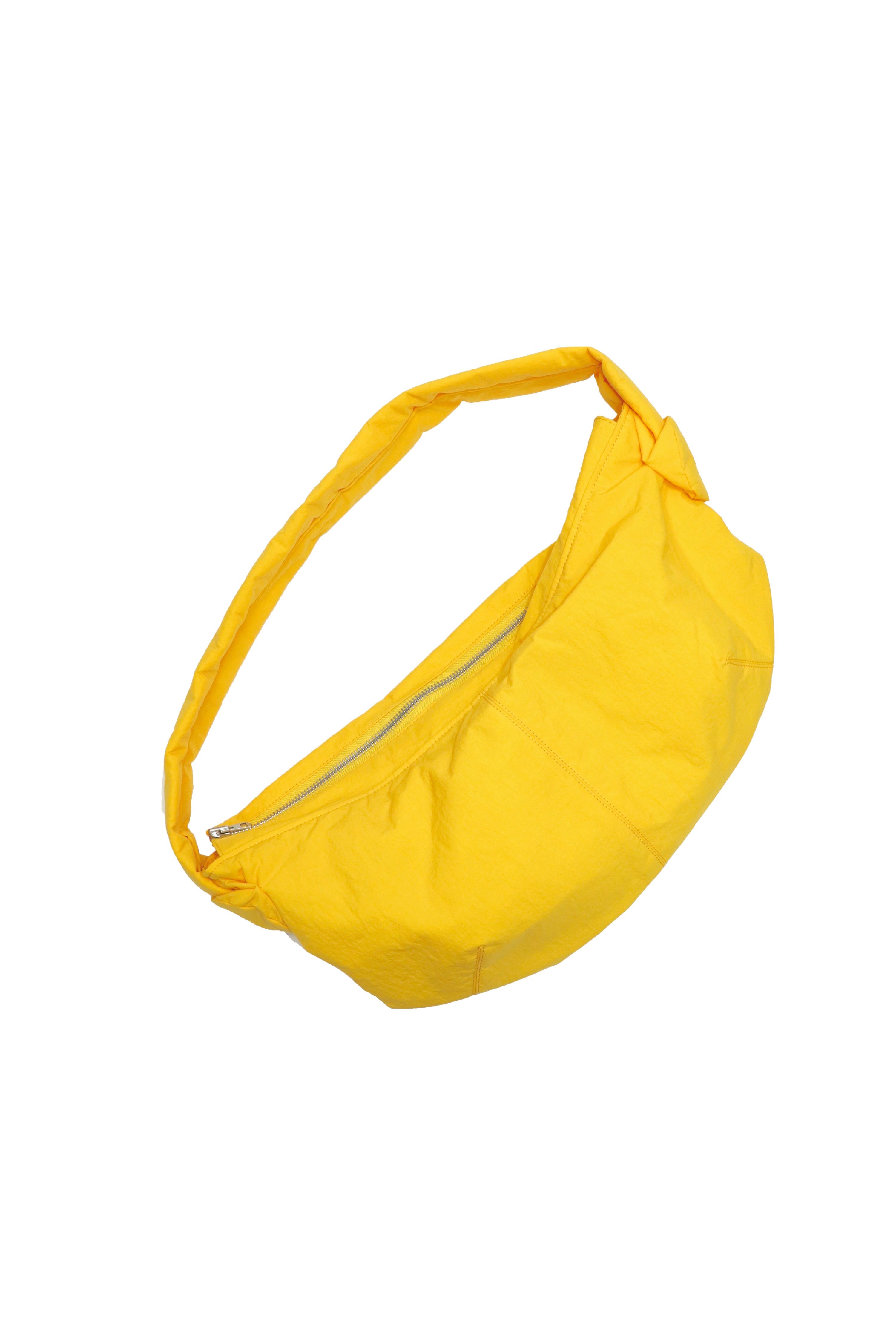 fluss(フルス)のCRUSH CYLINDER CROSS BAG YELLOW(バッグ)の通販