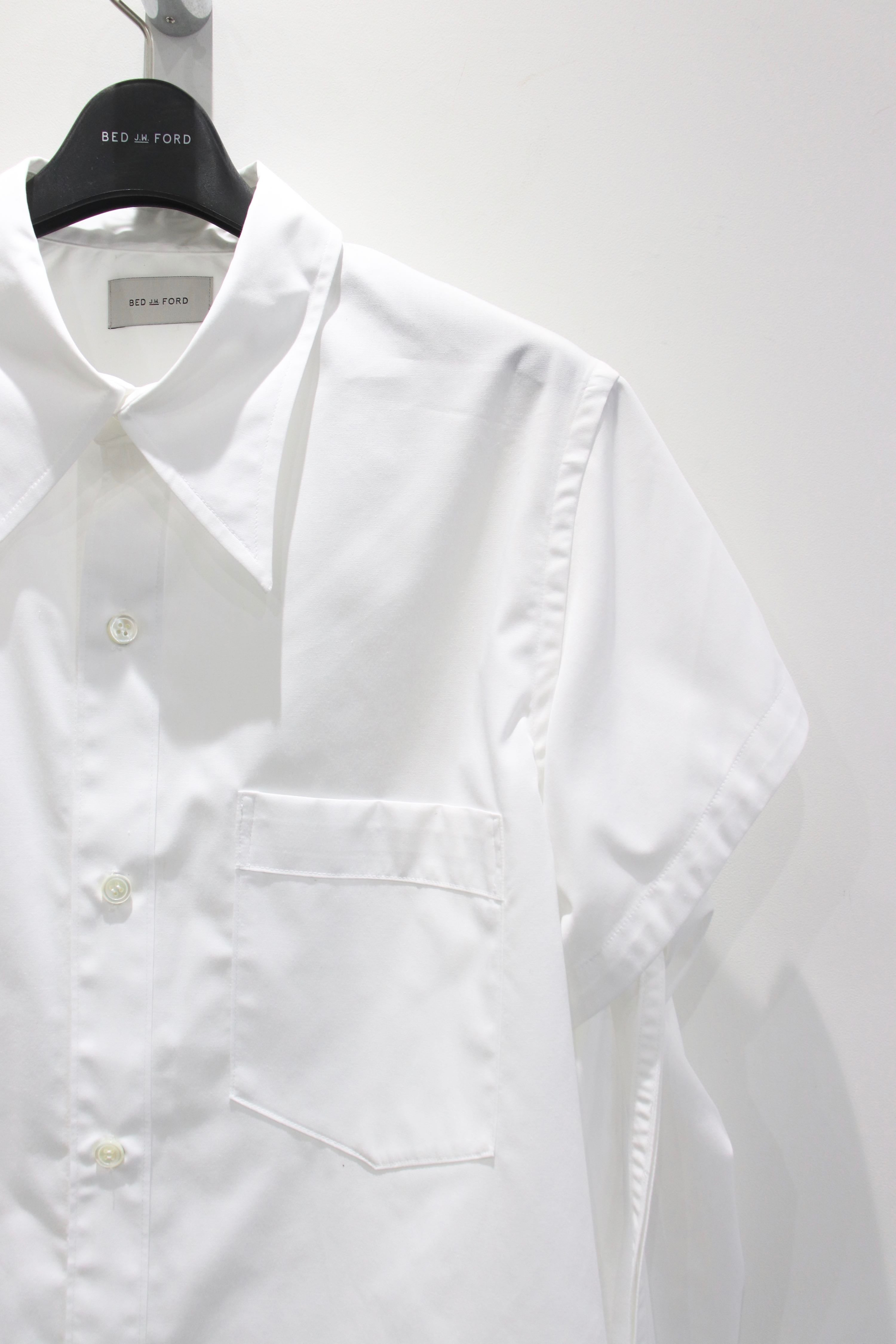 Bed J.W. FORD (Bedford) Double-Sleeve Shirts White Mail Order