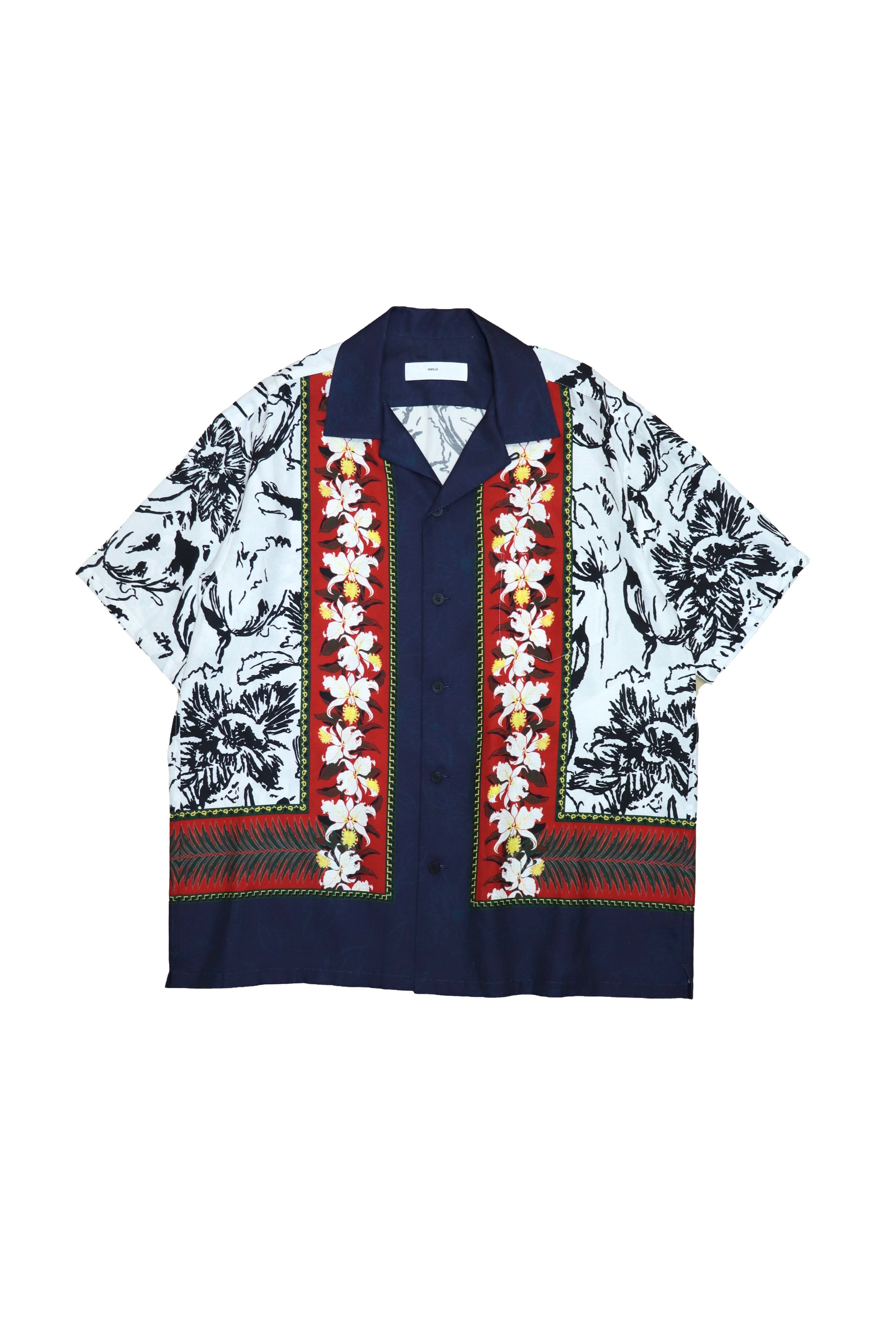 TOGA VIRILIS(トーガ ビリリース)のCupra cotton twill print shirt