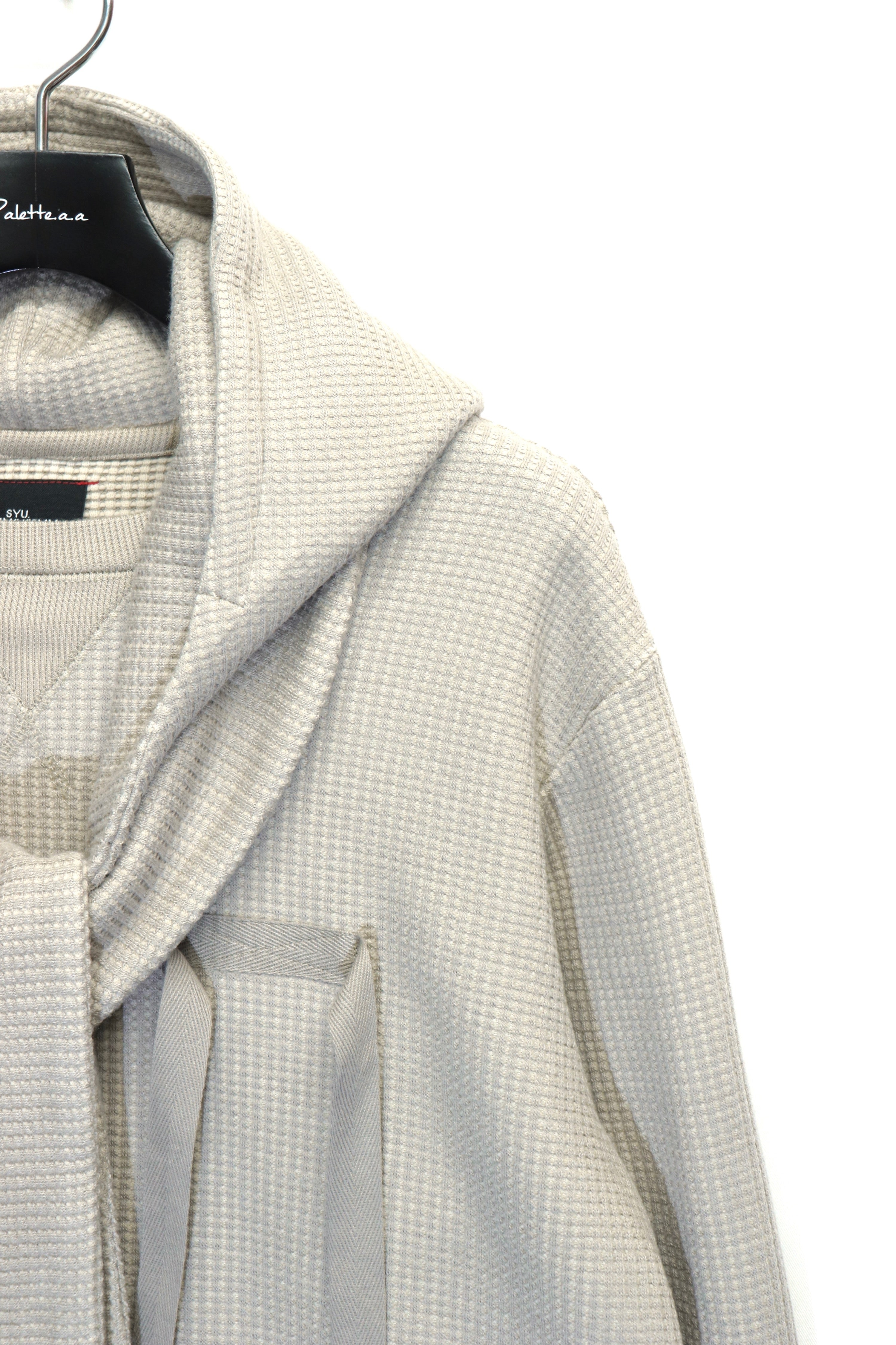 SYU.HOMME/FEMM(シュウオムフェム)のHoodie scarf long sleeve L.GRAY