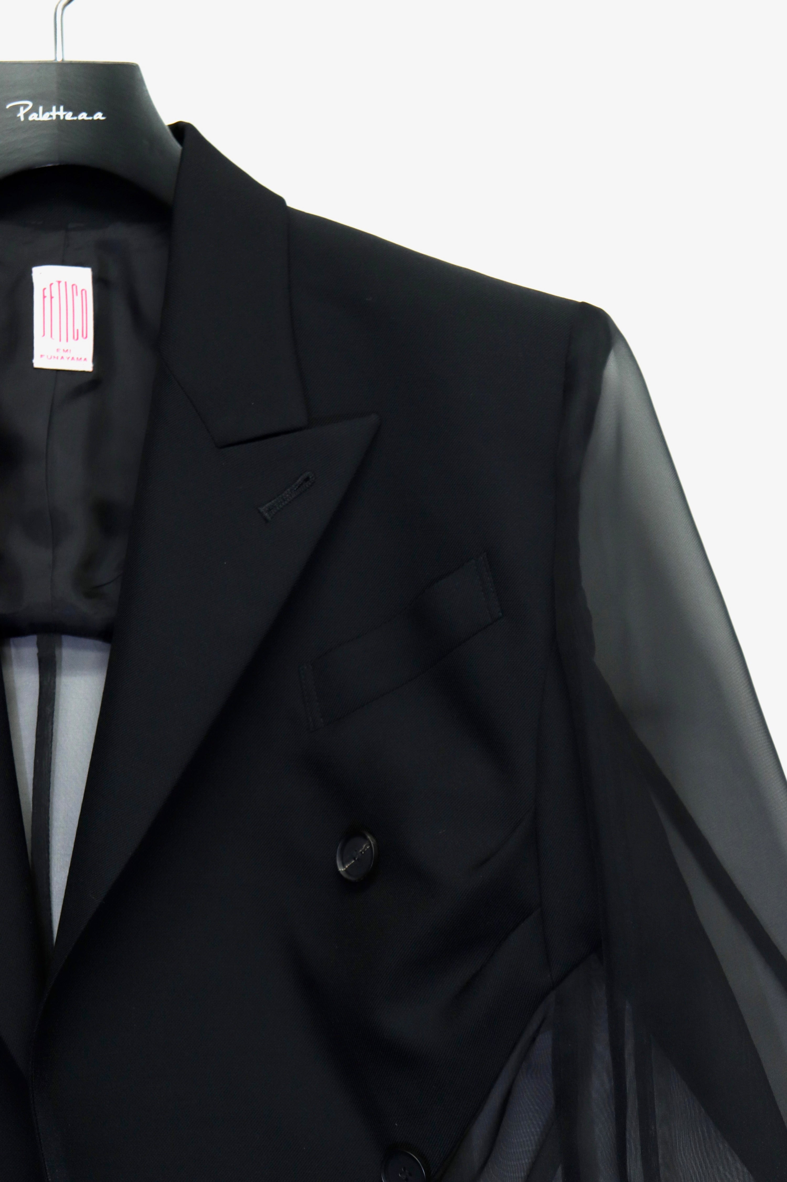 FETICO(フェティコ)のCOMBINED ORGANZA TAILORED JACKETの通販