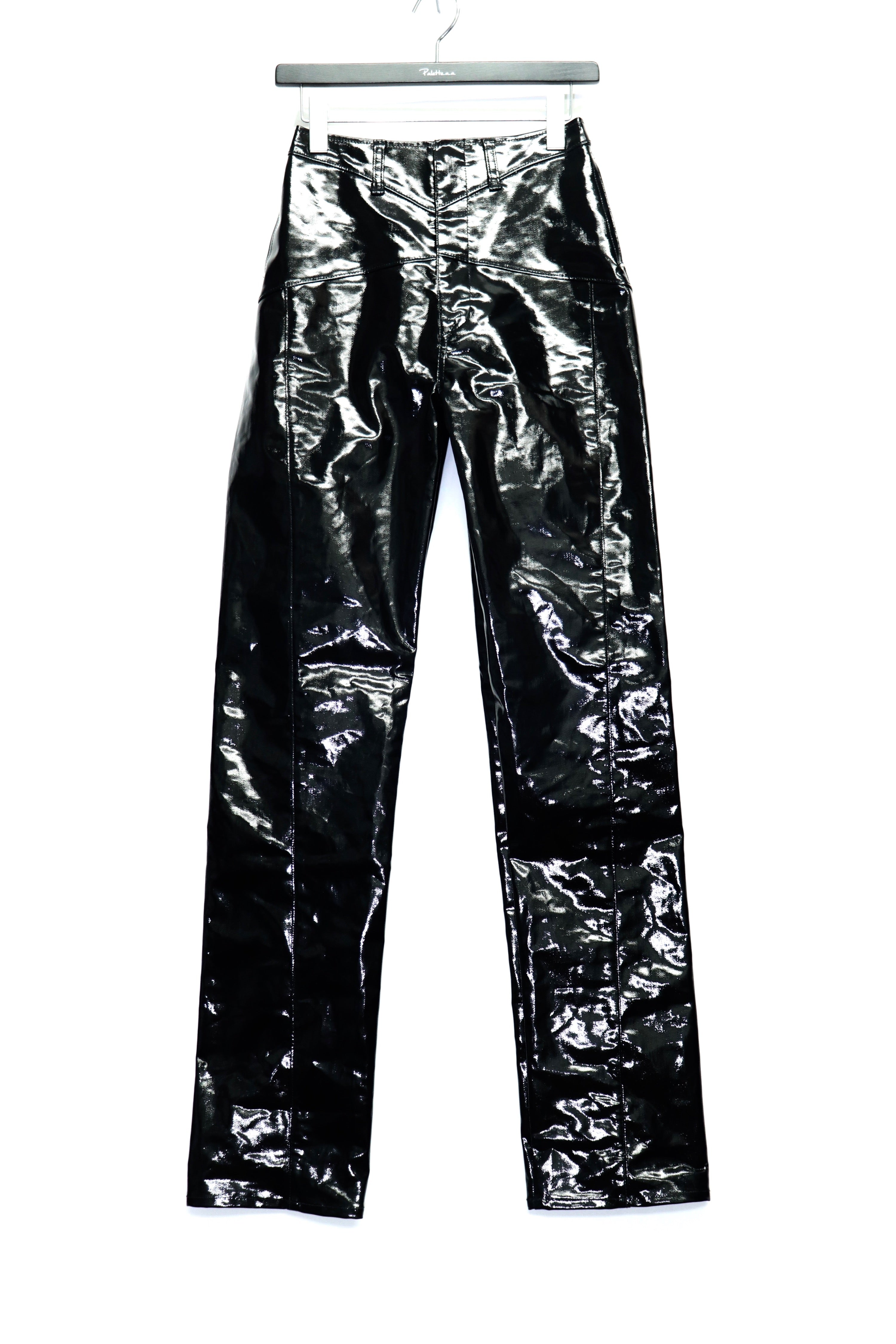 FETICO's HIGHRISE PVC Denim Jeans (denim) mail order | Palette Art