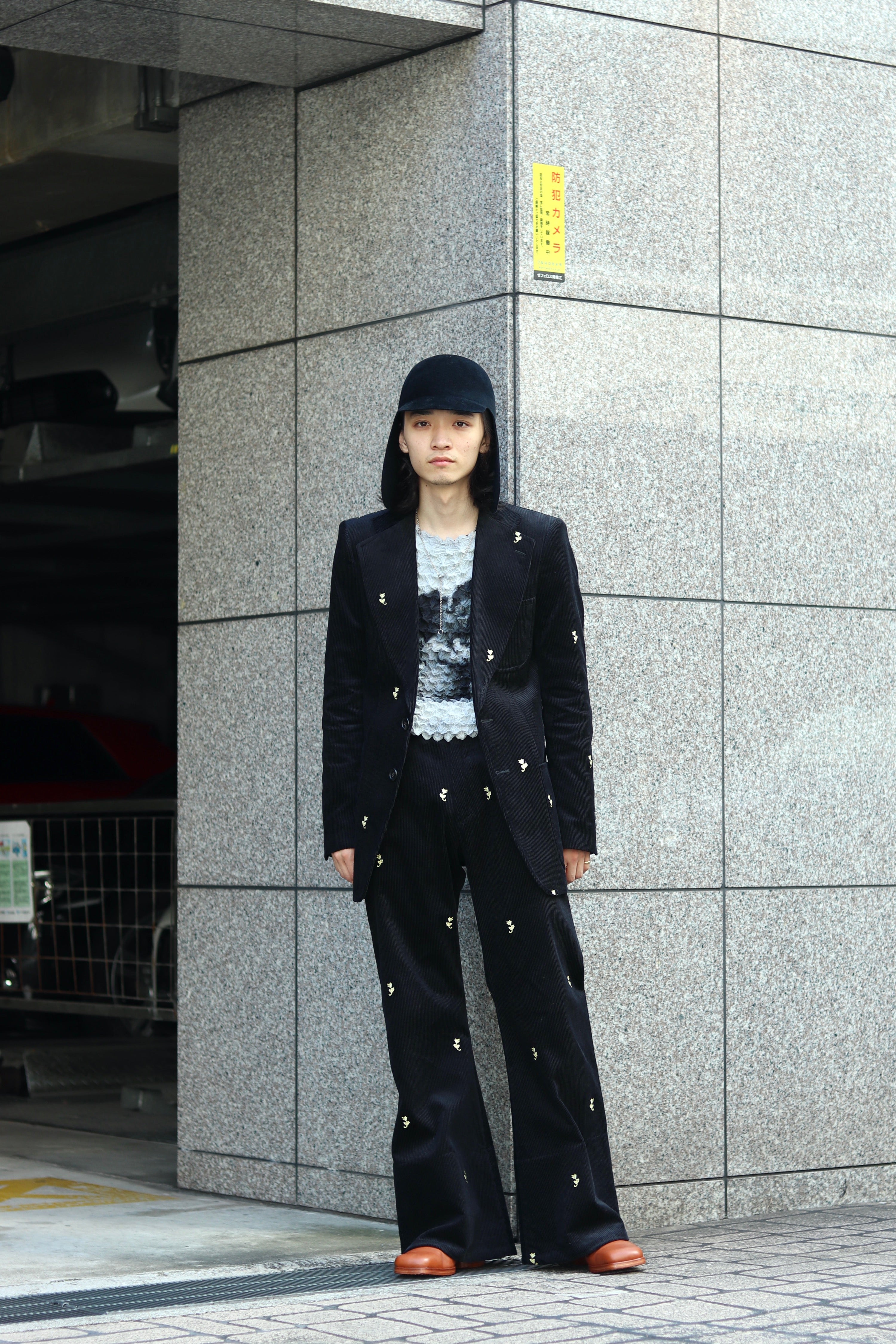 MASU(エムエーエスユー)のWIDE LAPEL TAILORED JACKET BLACKの通販