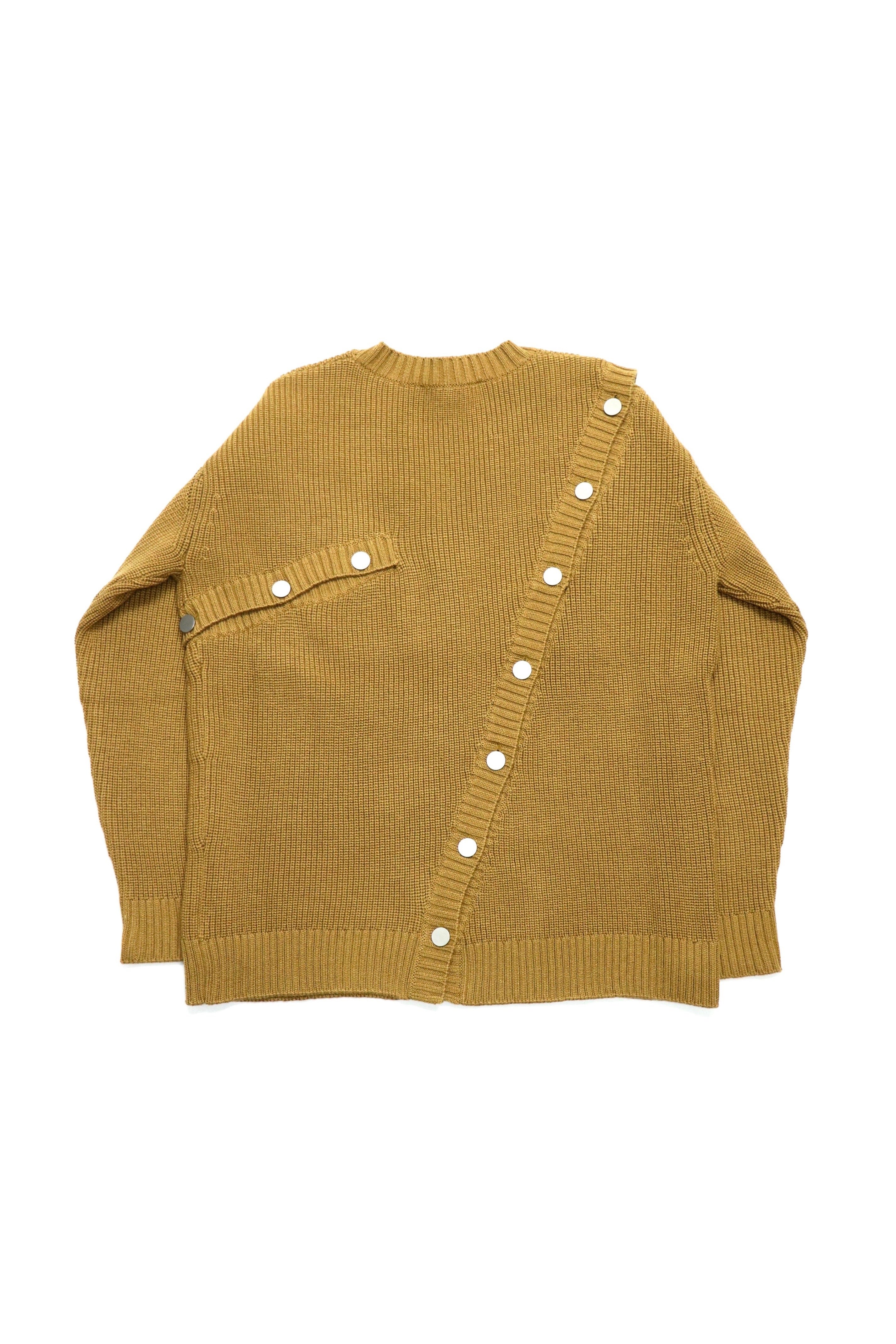 YUKI HASHIMOTO 22AW CONSTRUCTOR PATCHED CARDIGAN(CAMEL)