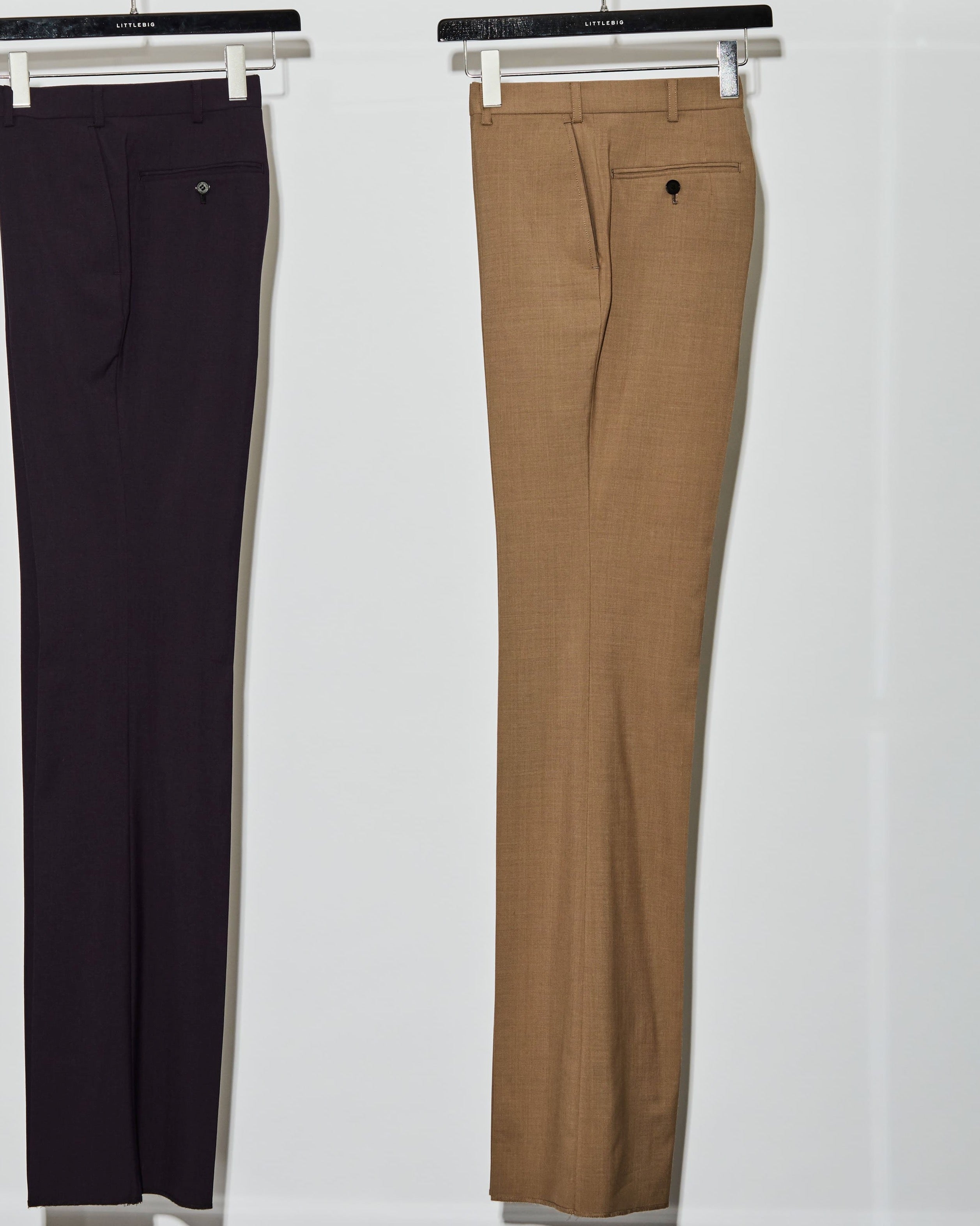 LITTLEBIG(リトルビッグ)のFlare Trousers Black or Camelの通販