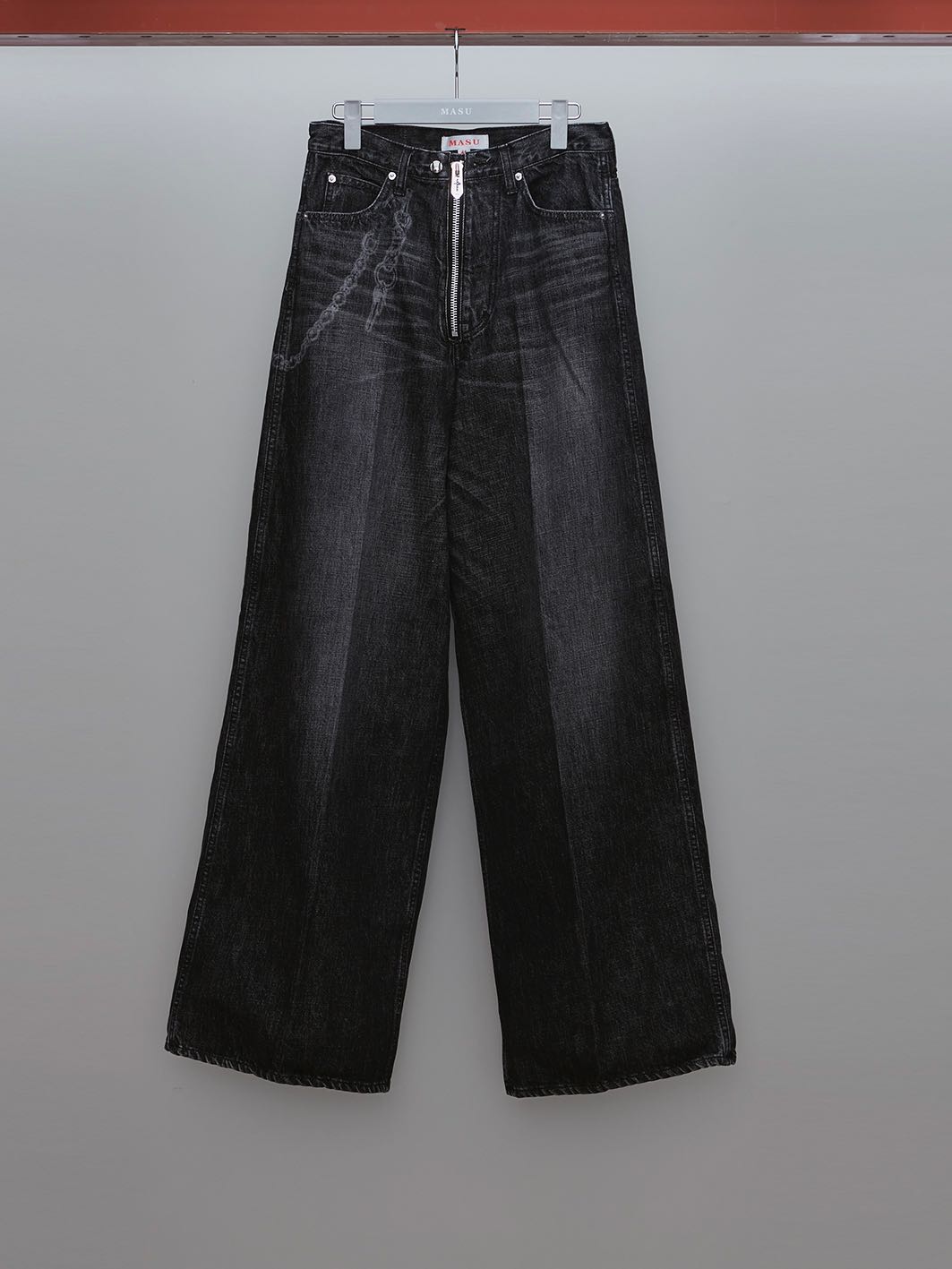 MASU(エムエーエスユー)のFADED BAGGY FIT JEANS BLACKの通販｜PALETTE