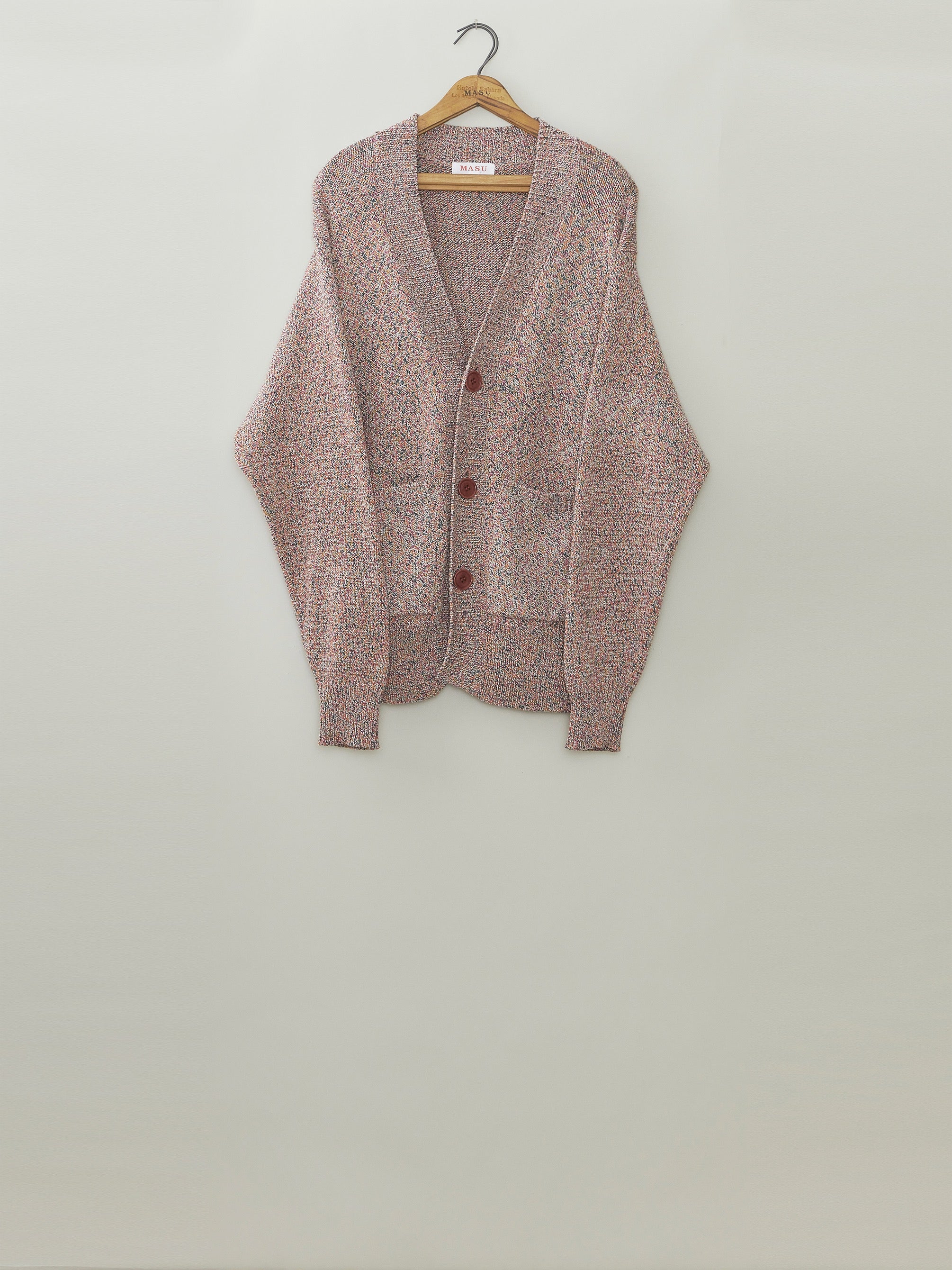 MASU(エムエーエスユー)のMELANGE LOOSE CARDIGAN JUICY PINKの通販｜PALETTE art  aliveのオンラインショップ – PALETTE art alive ONLINE STORE