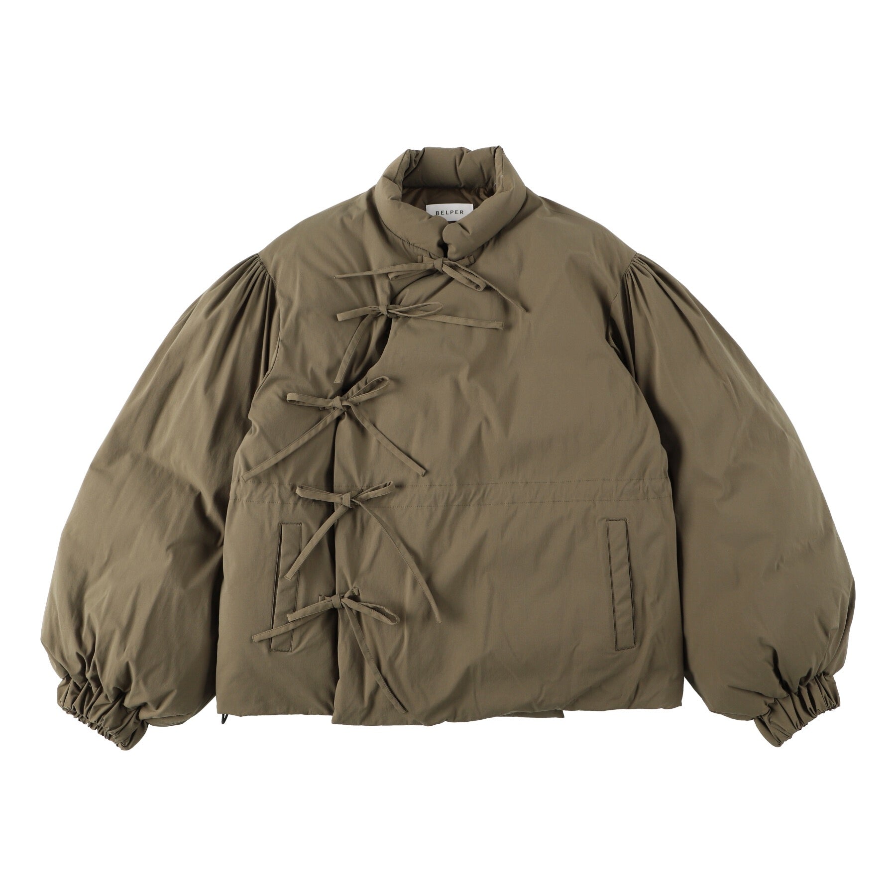 BELPER(ベルパー)のDOWN JACKET KHAKI(ダウンジャケット)の通販