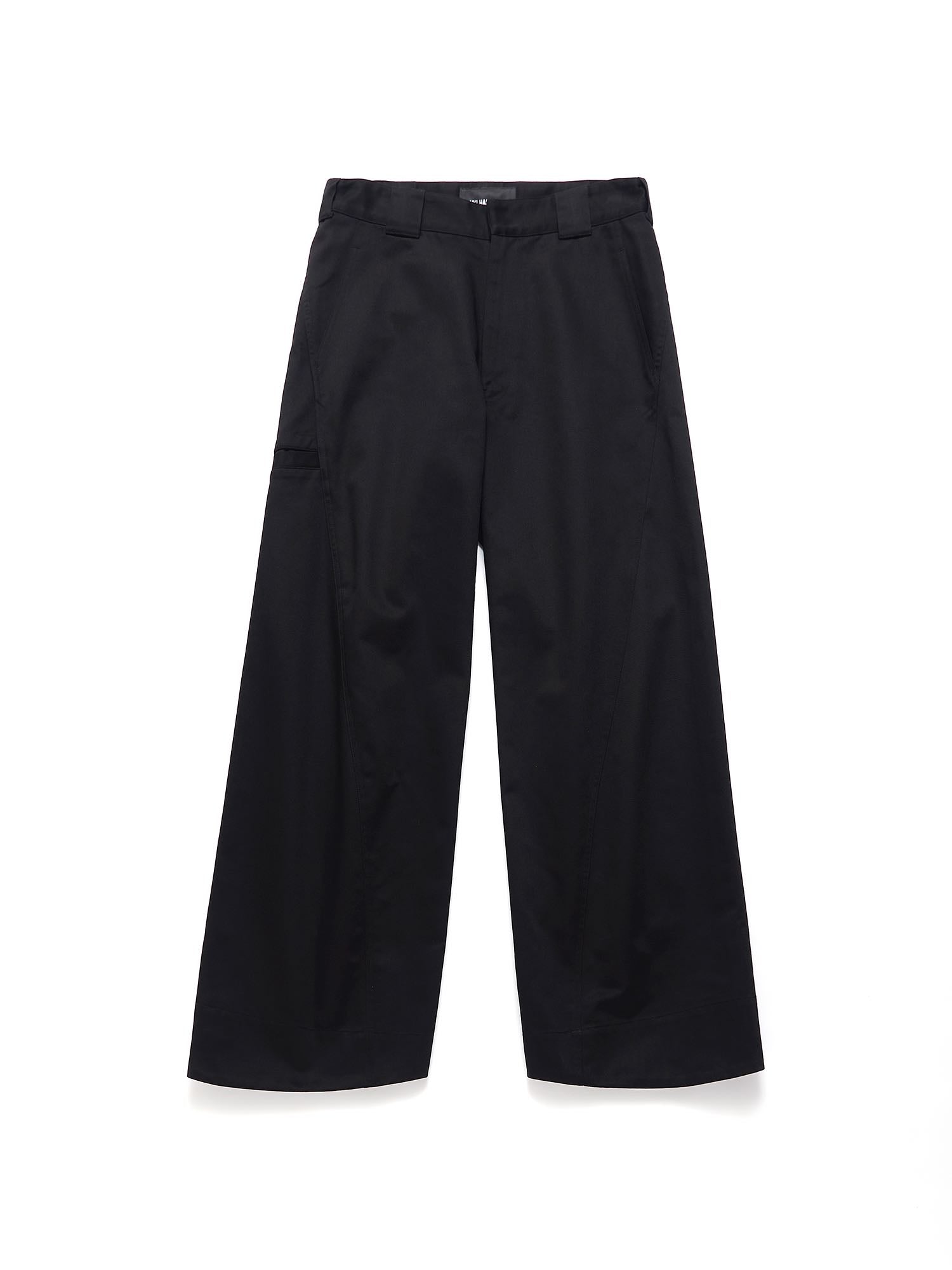 YUKI HASHIMOTO(ユウキハシモト)のTWISTED WORK PANTS BLACKの通販 