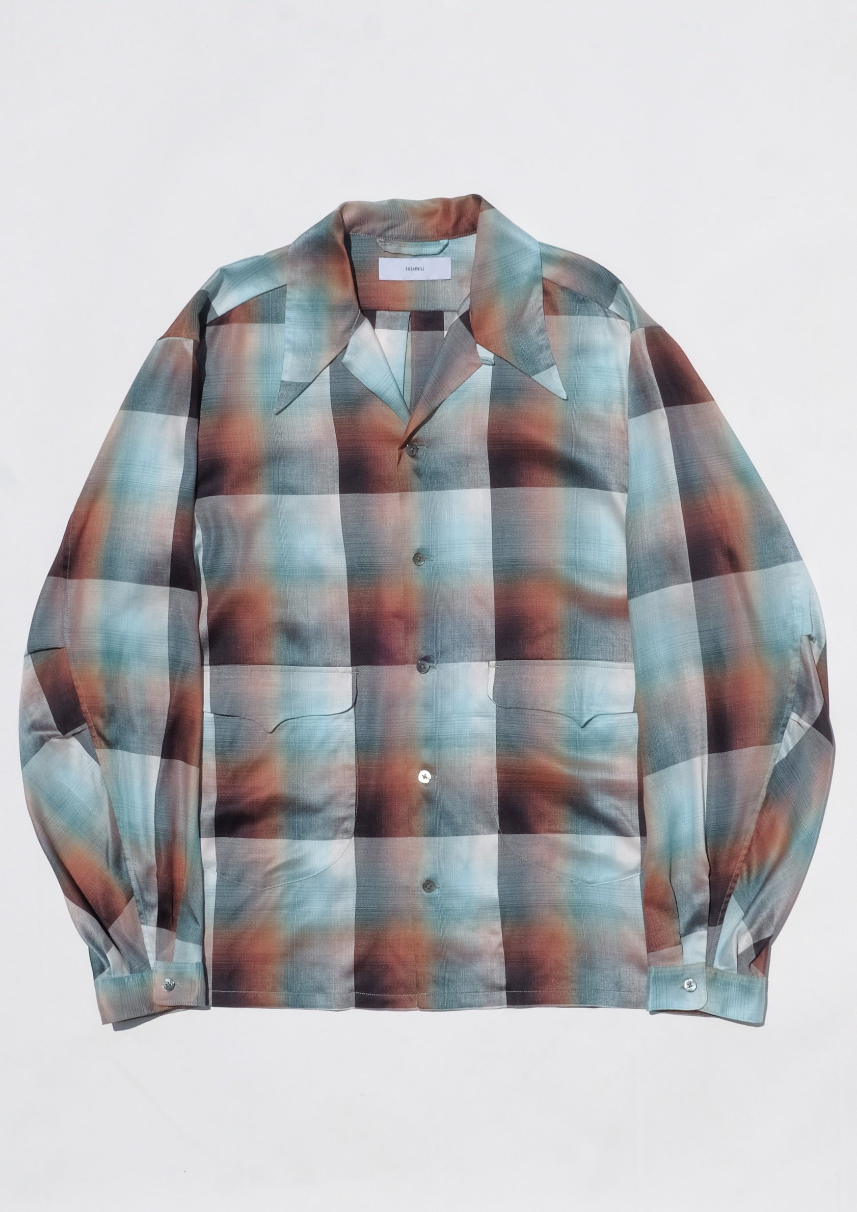 SUGARHILL(シュガーヒル)のOmbre Panama Open-collar Shirtの通販