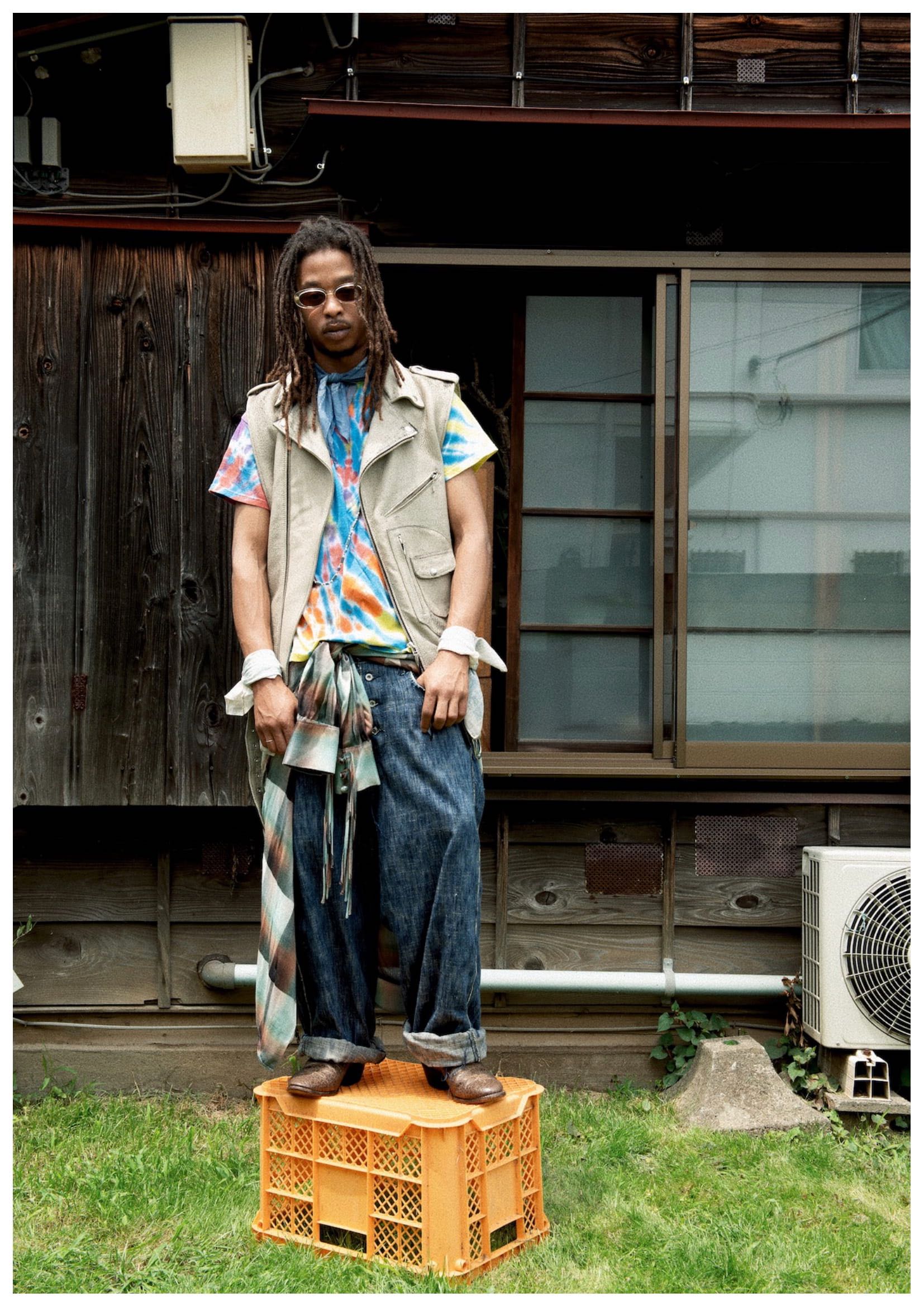 SUGARHILL(シュガーヒル)のGILL LEATHER RIDER'S VEST WHITE GILLの
