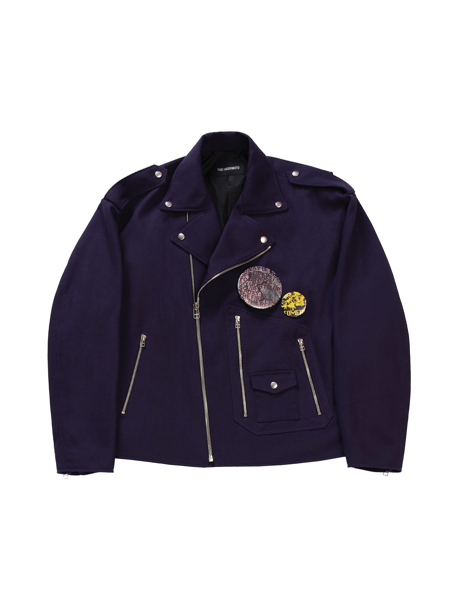 YUKI HASHIMOTO(ユウキハシモト)のMOTORCYCLE JACKET WITH BADGES