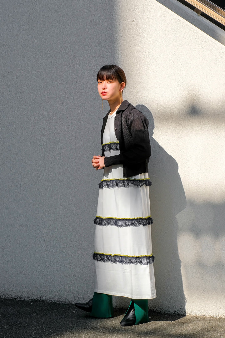 tiit tokyoの21SSのtorchon lace dressを使用したスタイリング画像