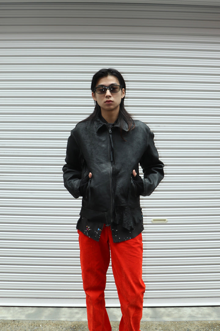 MINUS Skin Jacket(VEGETABLE TANNING PIG LEATHER)