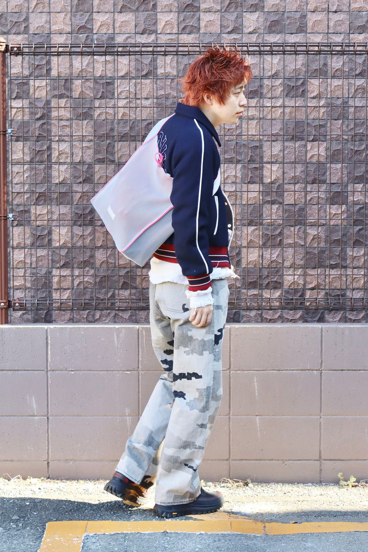 FAF × PALETTE art alive CAMO AGED DENIM PANTS(GERMAN CAMO)