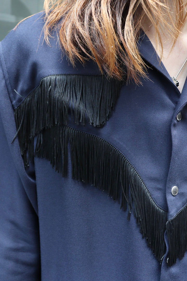 TOGA TOO Viyella fringe shirtを使用したスタイリング画像