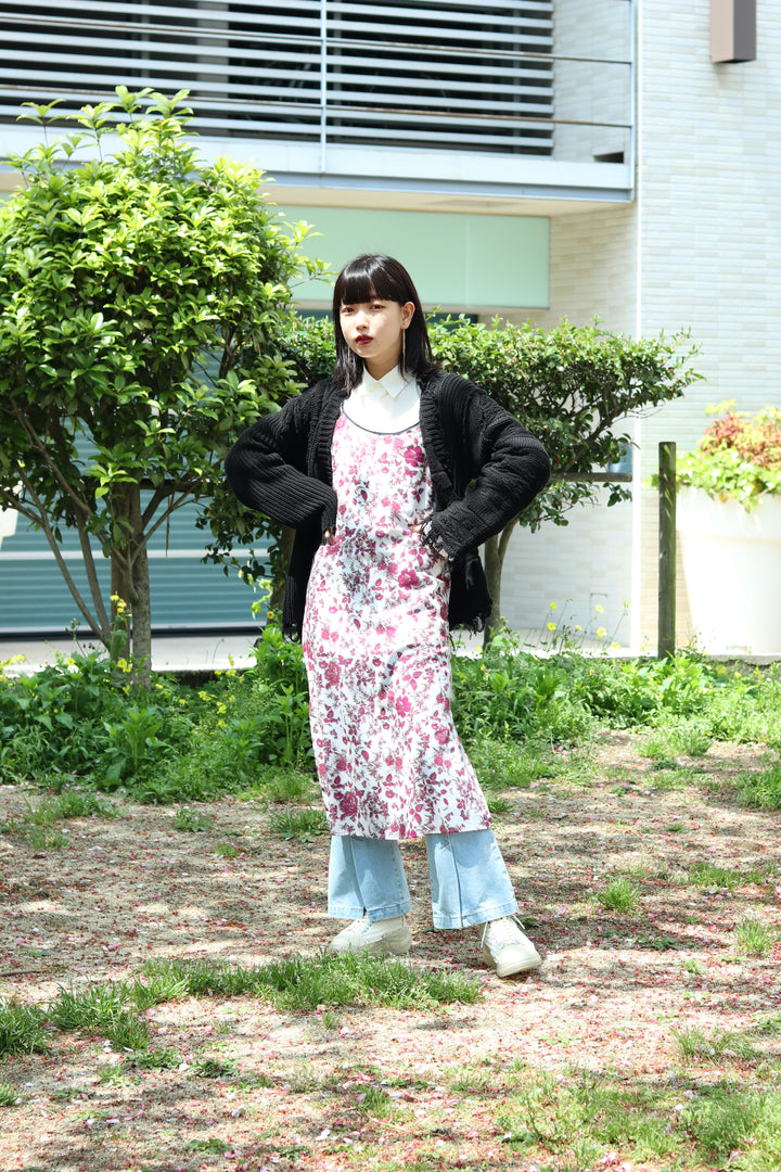 tiit tokyoの21SSの3D flower cami dressを使用したスタイリング画像 