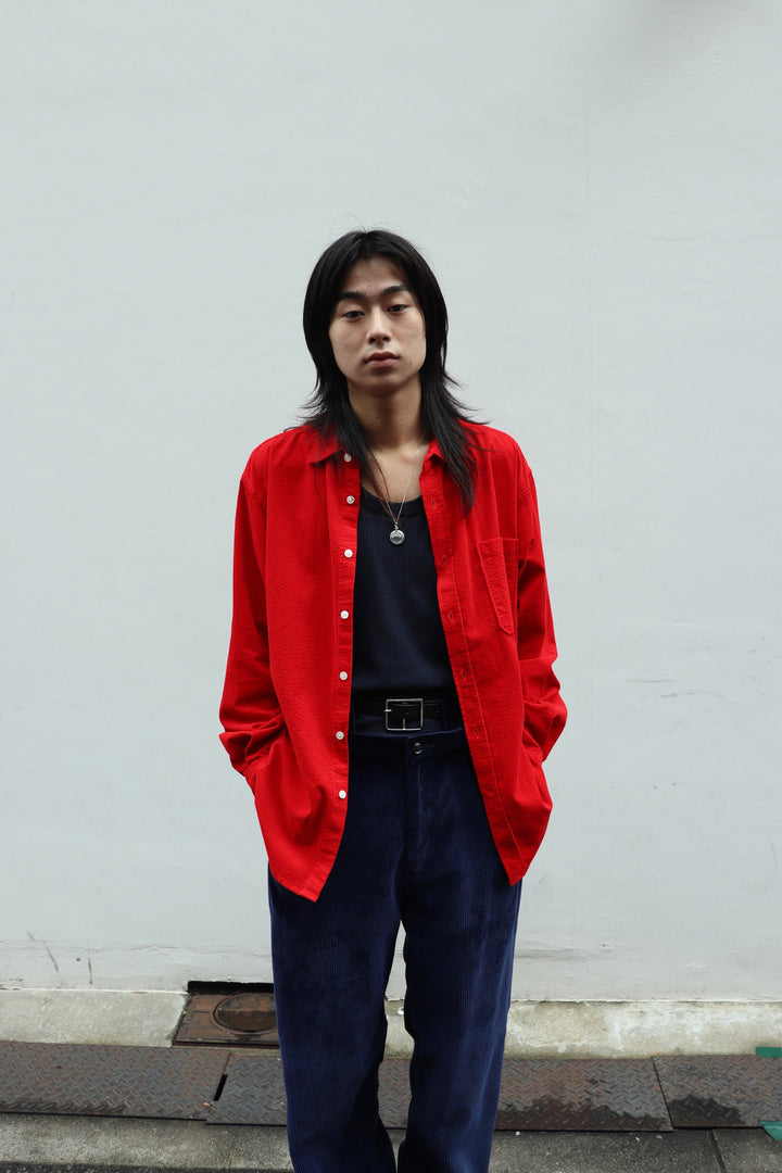 soe Garment Dyed Dad Shirts(RED)