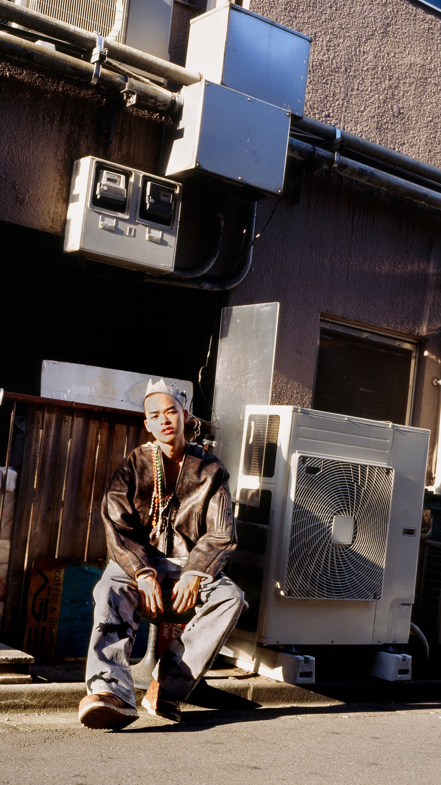 FAF × PALETTE art alive  CAMO AGED DENIM PANTS(SHADOW CAMO)