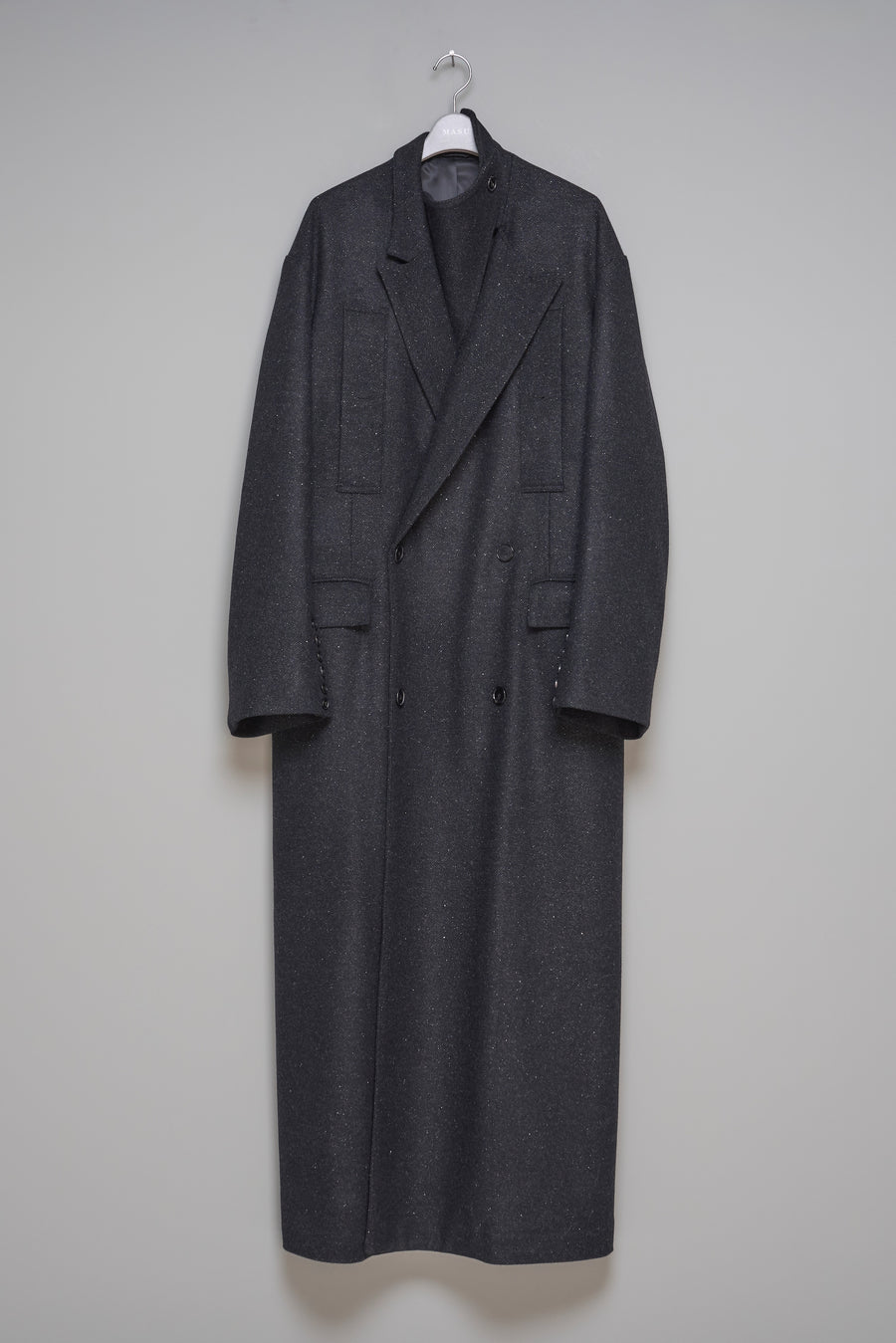 MASU 20AW OVER ROBE COAT 美品 サイズ46 MASU 20AW OVER ROBE COAT 美品 サイズ46