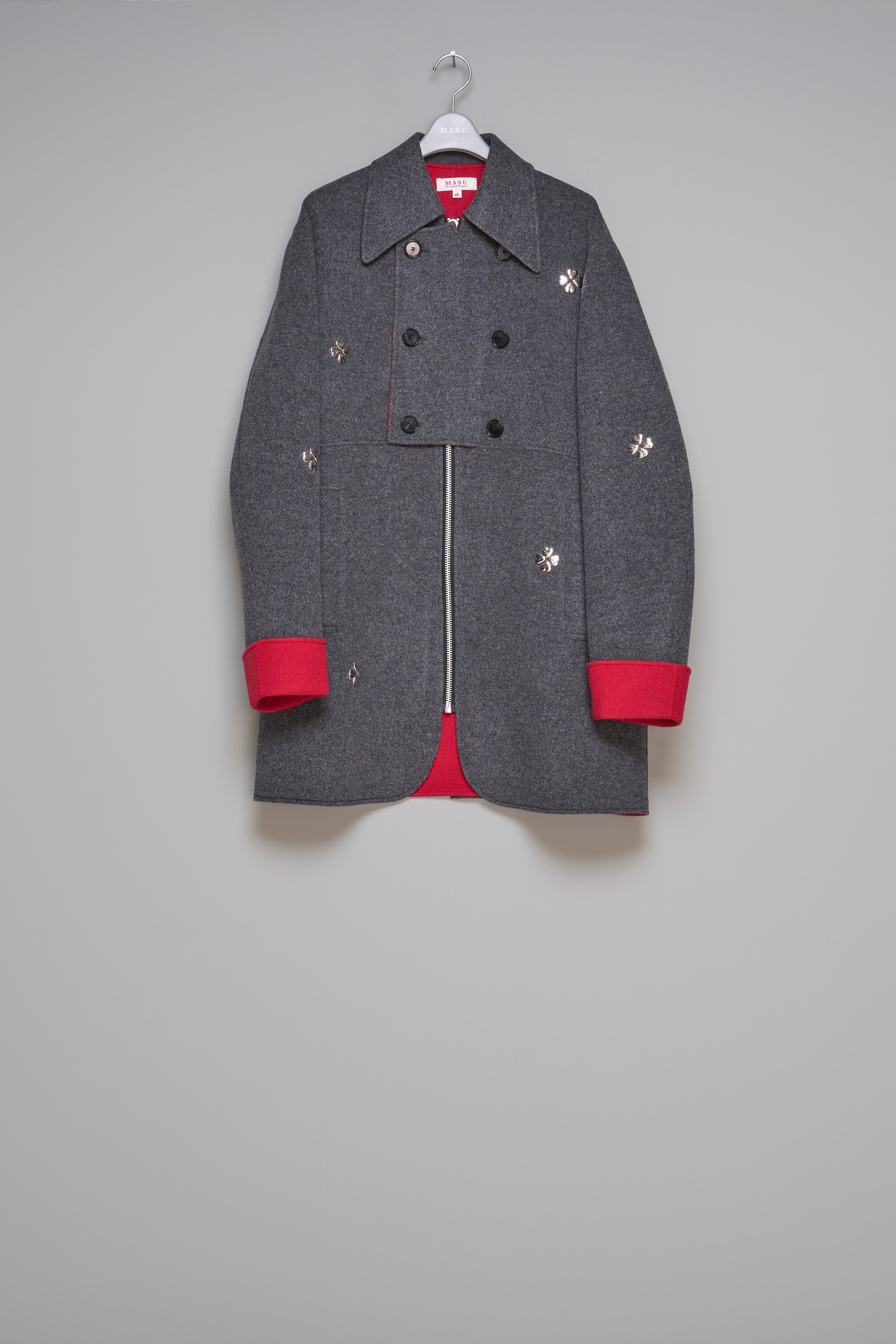 MASU(エムエーエスユー)のCLOVER ZIP-UP COAT GRAYの通販｜PALETTE art