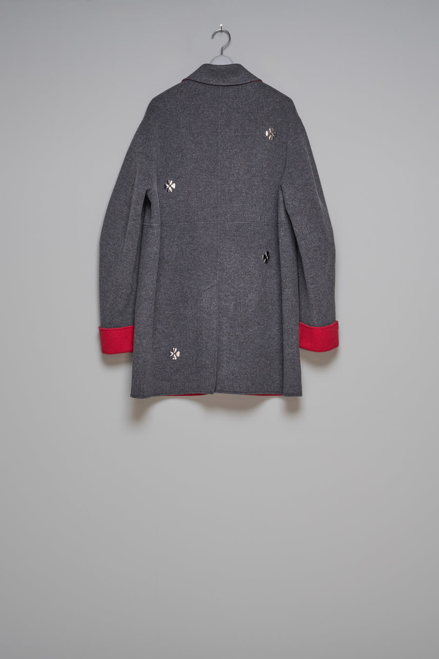 CLOVER ZIP-UP COAT GRAY コート MASU 25AW 46 MASU(エムエーエスユー)のCLOVER ZIP-UP COAT GRAYの通販｜PALETTE art