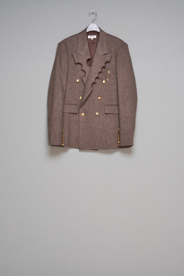 MASU  CRATER TAILORED JACKET(MOCHA)