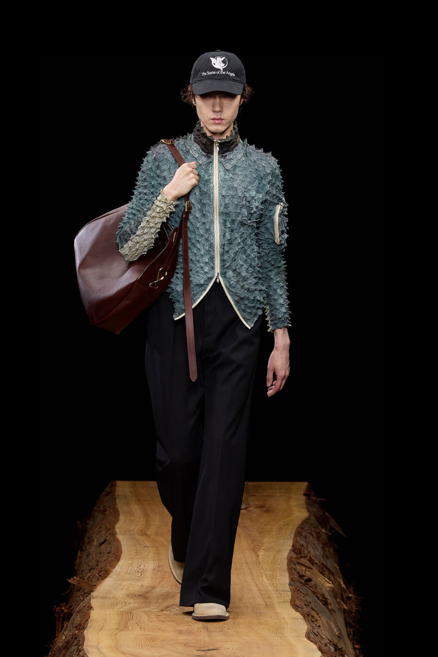 MASU(エムエーエスユー)のSPIKY FLIGHT JACKET SMOKE GREENの通販