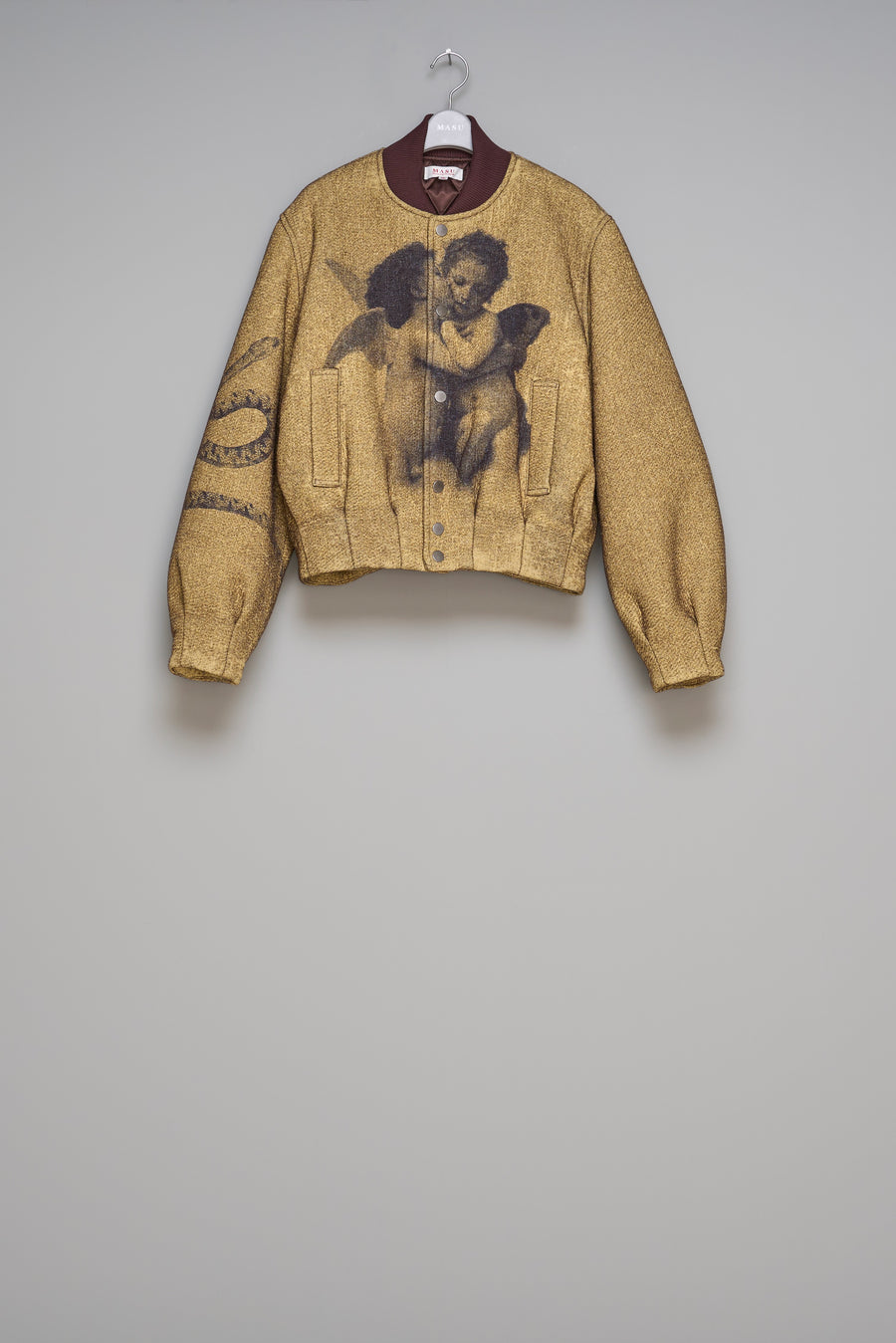 MASU25AW ANGEL BOMBER JACKETボンバー MASU(エムエーエスユー)のANGEL BOMBER JACKET GRAYの通販