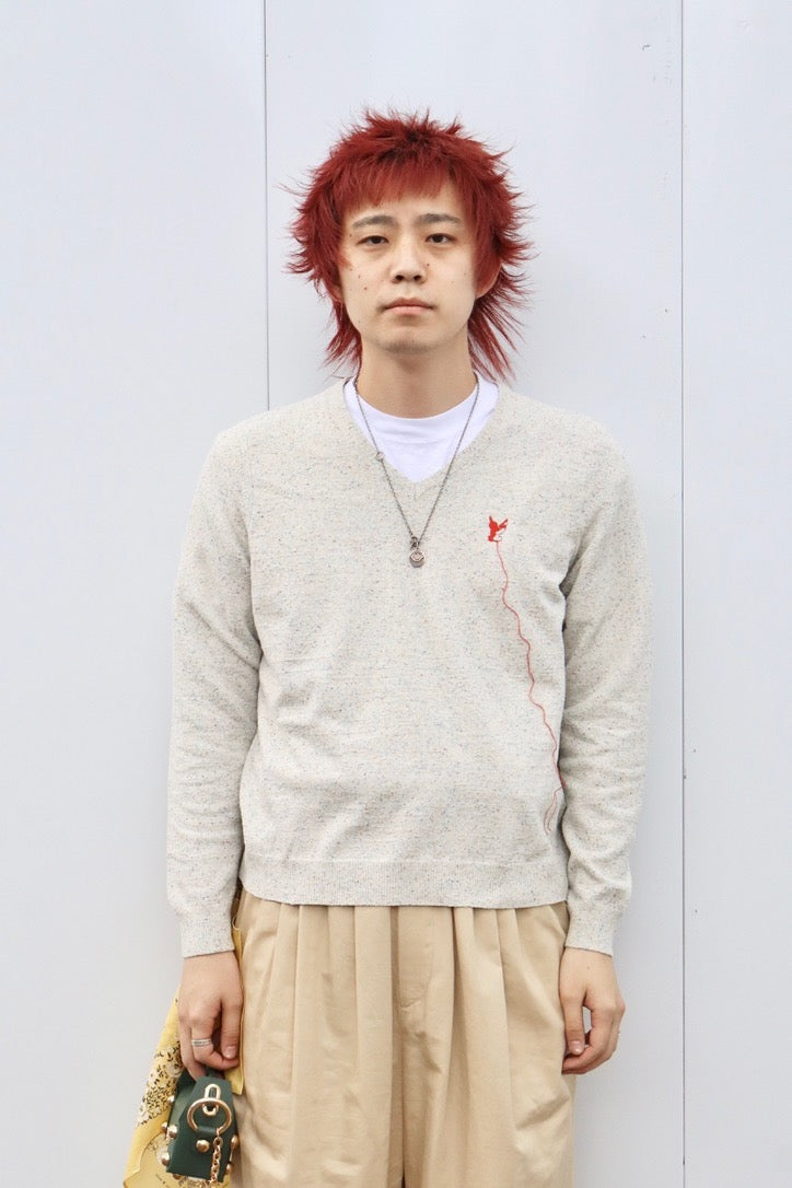 MASU(エムエーエスユー)のSILK NEP SWEATER WHITEの通販｜PALETTE art