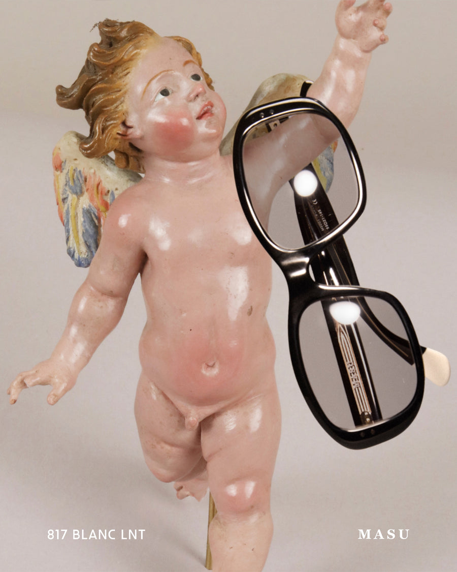 MASU(エムエーエスユー)のBLANC OVAL SHAPE SUNGLASSES BLACKの通販