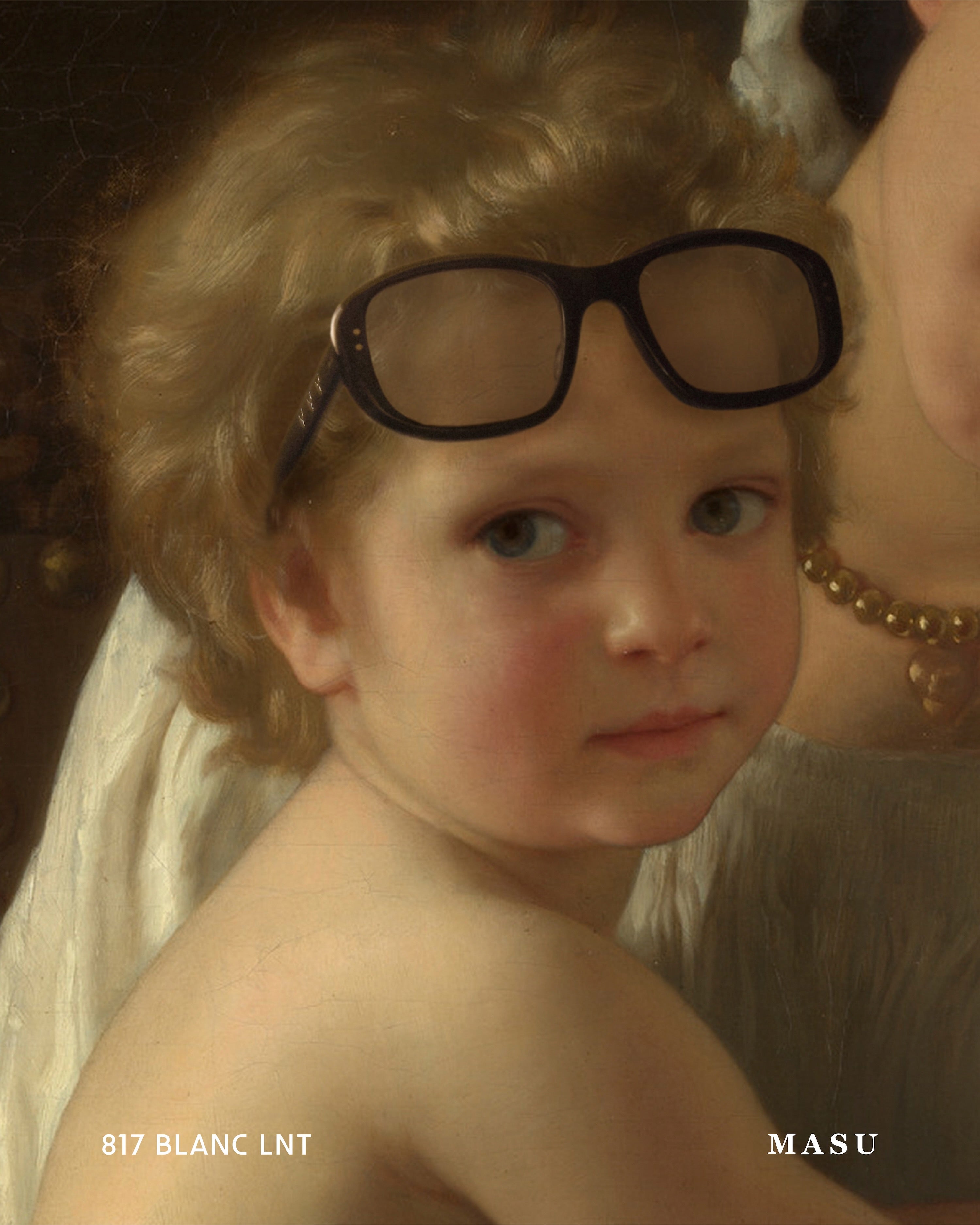 MASU(エムエーエスユー)のBLANC OVAL SHAPE SUNGLASSES BLACKの