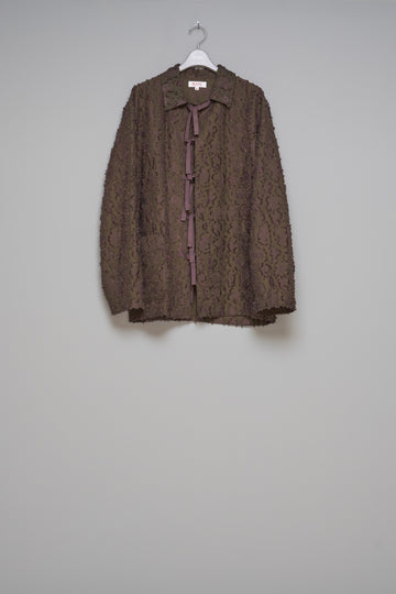 MASU  VICK CAMO RIBBON SHIRT