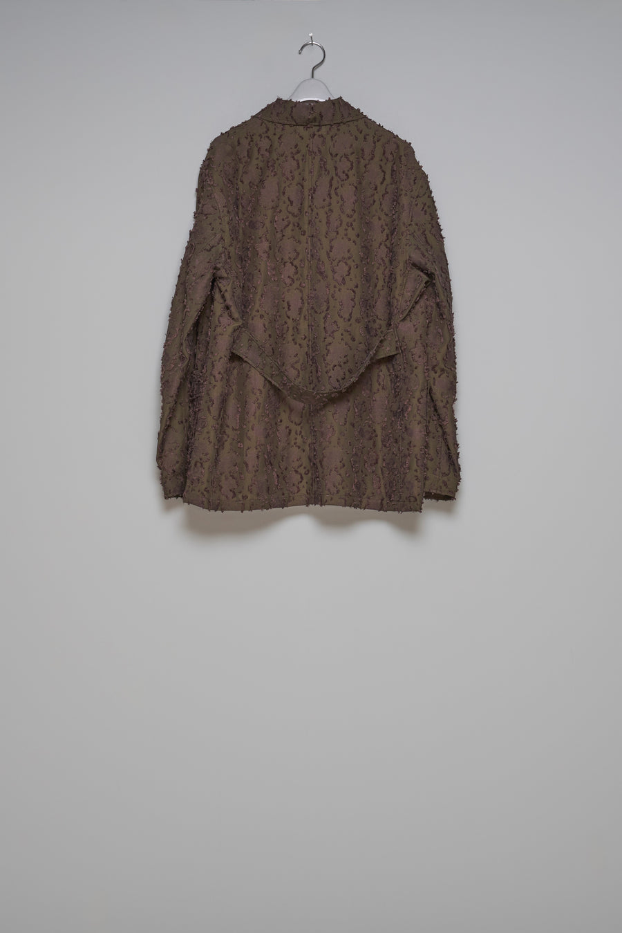 トップス MASU VICK CAMO RIBBON SHIRT - BROWN MASU(エムエーエスユー)のVICK CAMO RIBBON SHIRTの通販｜PALETTE art