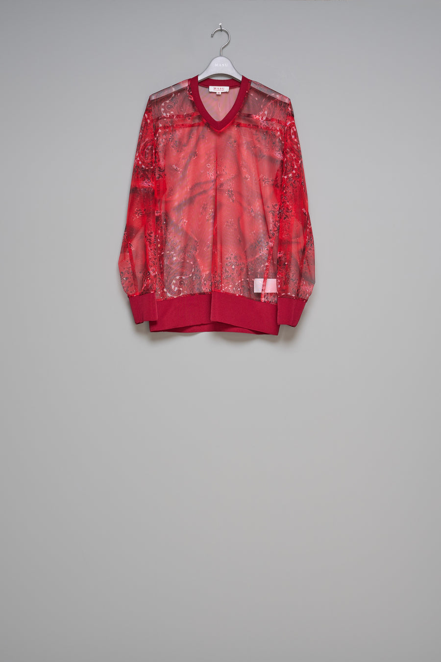 MASU  GHOST PAISLEY FOOTBALL SHIRT(RED)