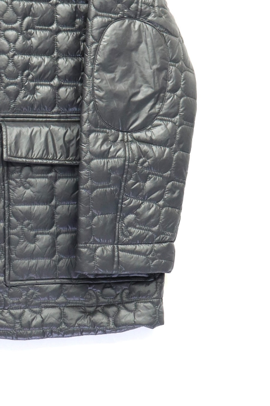 GANNI  Shiny Quilt Midi Jacket