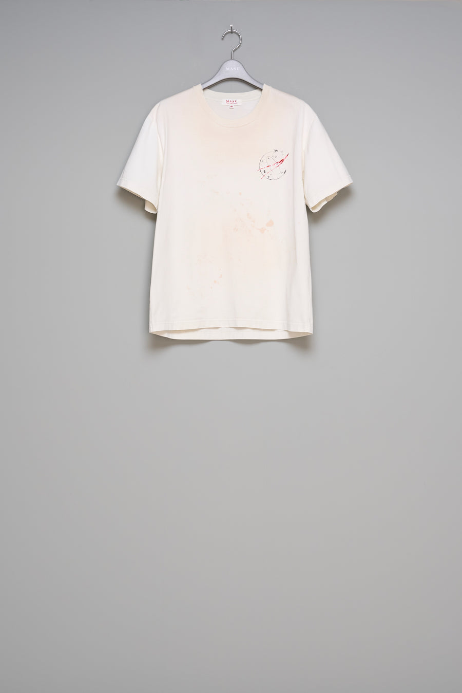 MASU  WASTED EXPLORER CREW T-SHIRT(WHITE)