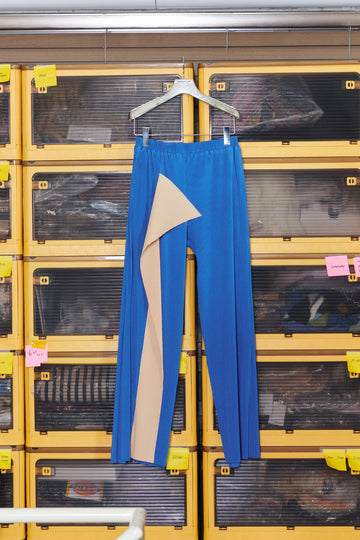 kotohayokozawa  PLEATD PANTS(BLUE)