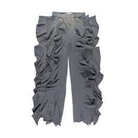 BELPER(ベルパー)のBLEACHED RUFFLE PANTS BLACK(パンツ)の通販