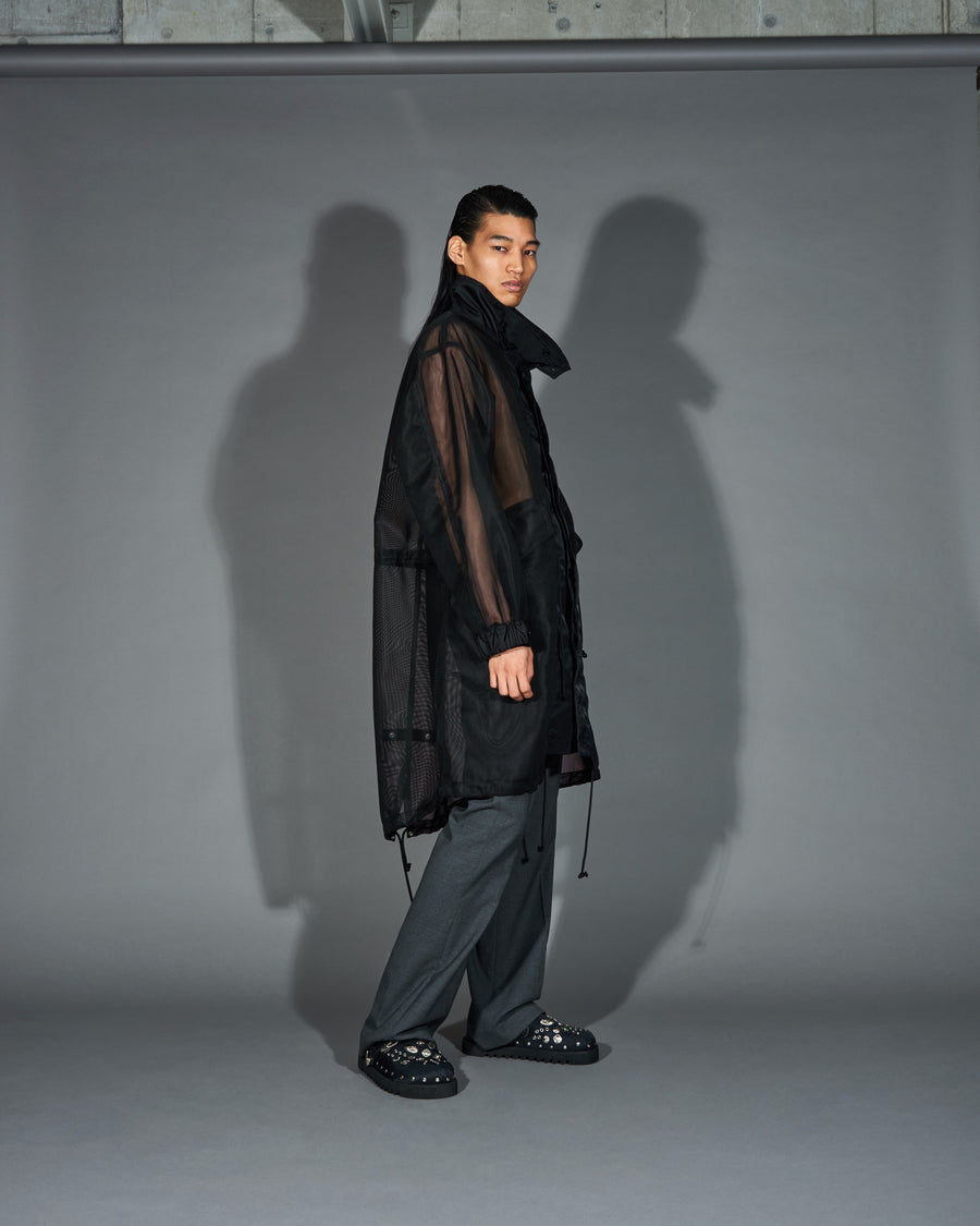 TOGA VIRILIS  Nylon twill coat