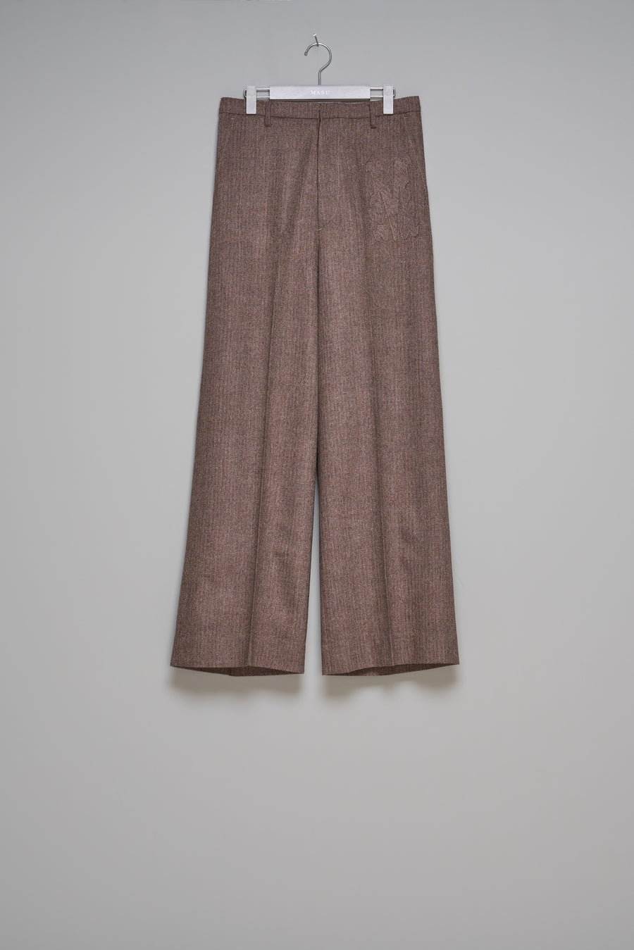 MASU(エムエーエスユー)のINITIAL WIDE TROUSERS MOCHAの通販｜PALETTE