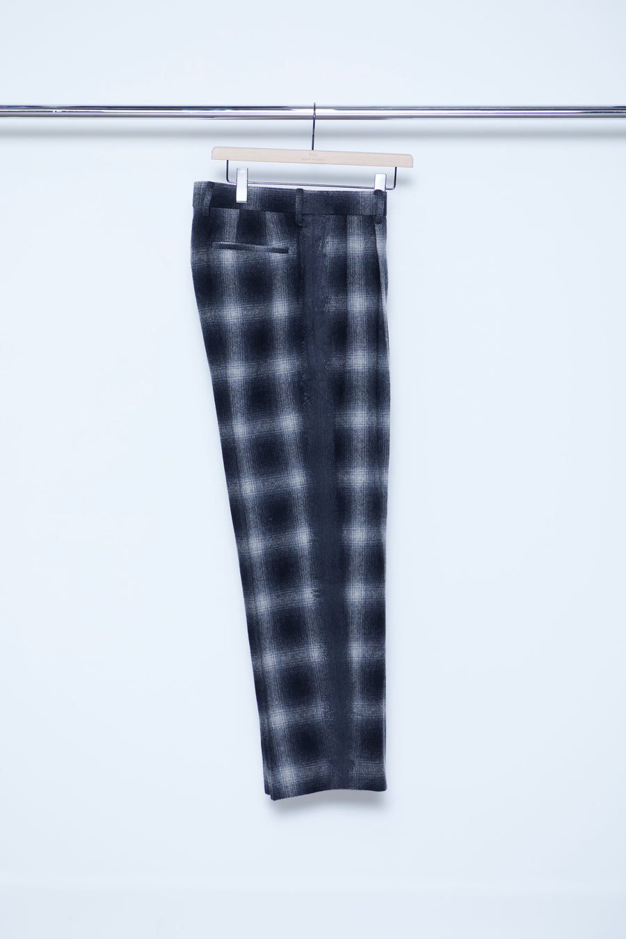 SOE (Soy) Ombre CHECK Painted Line Trousers mail order