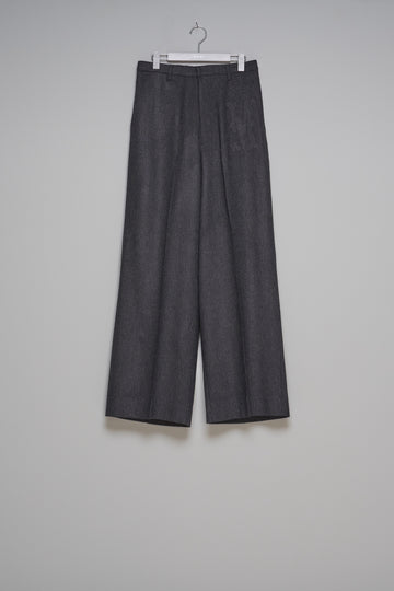 MASU  INITIAL WIDE TROUSERS(GRAY)