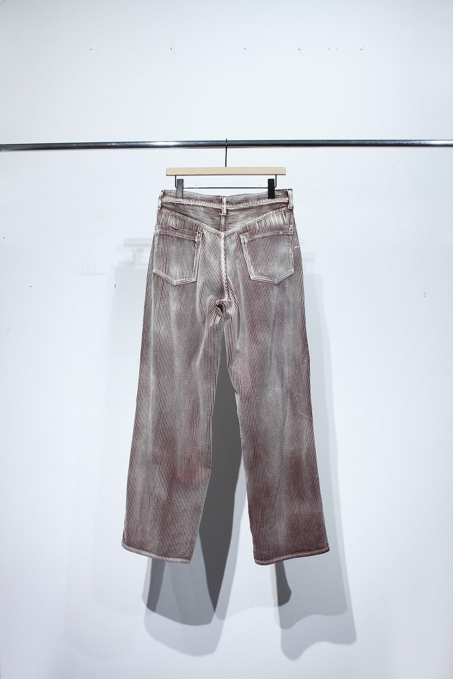 soe  Faded Corduroy 5PKT Trousers(BURGUNDY)