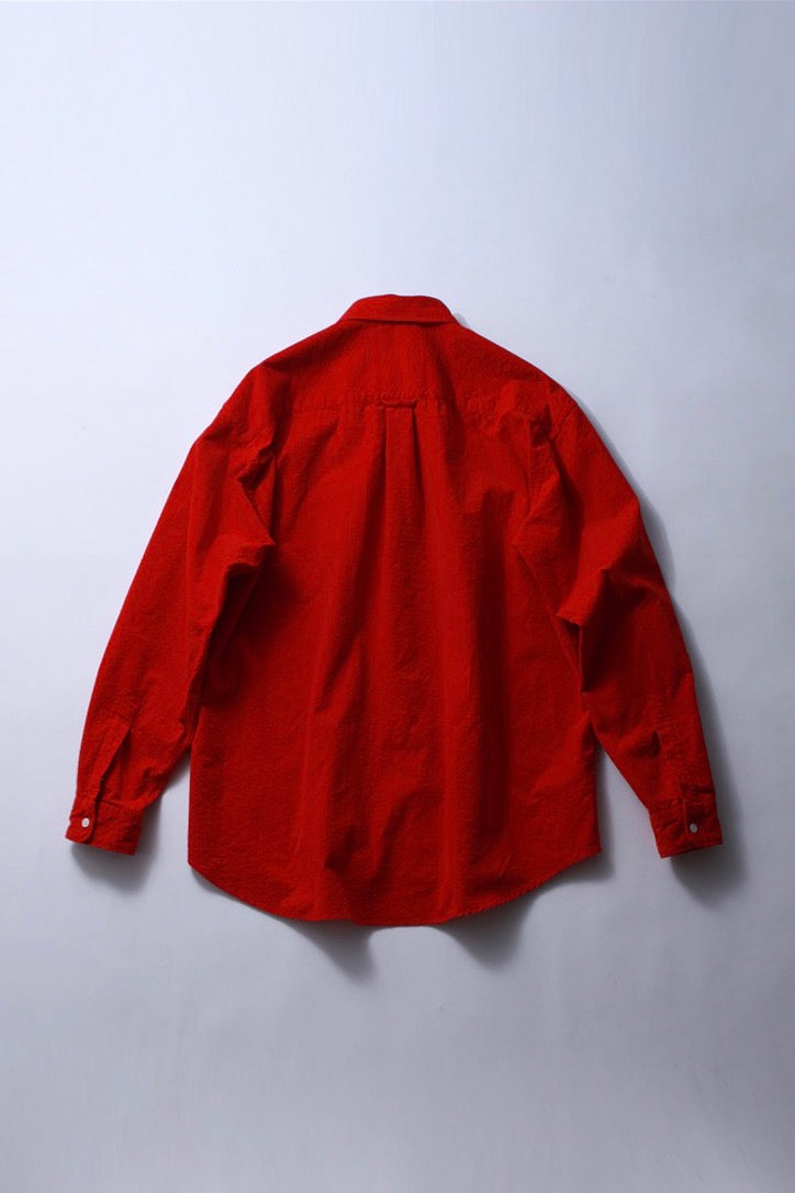 soe  Garment Dyed Dad Shirts(RED)