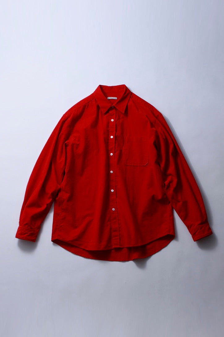 soe  Garment Dyed Dad Shirts(RED)