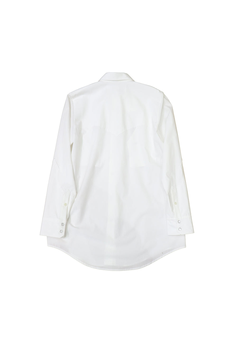 HOMMENA  Scarf Collar Western Shirt(OFF WHITE)