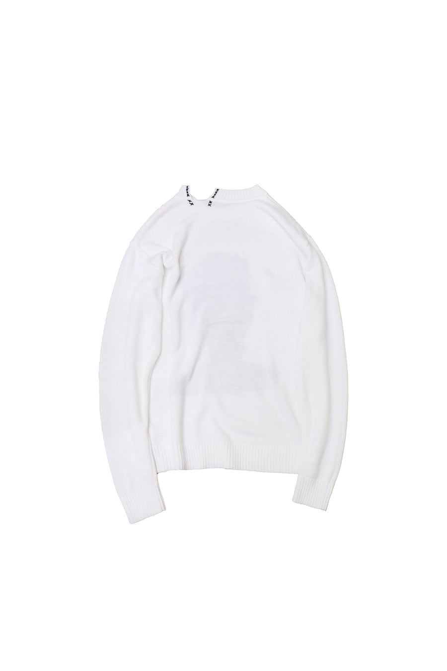 kudos  portrait of a man pullover(WHITE)