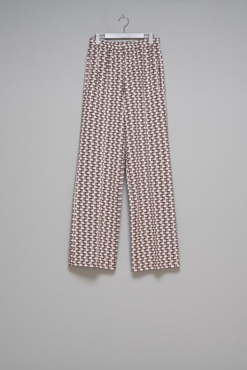 MASU  SWAN MONOGRAM TRACK PANTS(BROWN)
